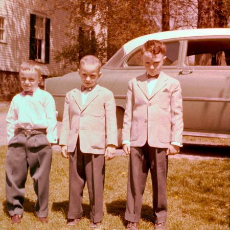 Three Boys In New Suits