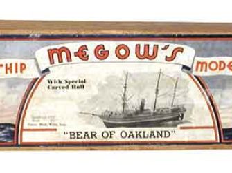 Megow's Ship Models 'Bear of Oakland' Original Package